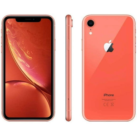 Restored Apple iPhone XR - Carrier Unlocked - 256 GB Coral (Refurbished)