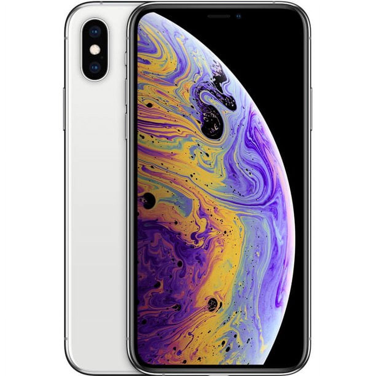 Restored Apple iPhone XS 256GB Silver LTE Cellular AT&T MT8Y2LL/A 