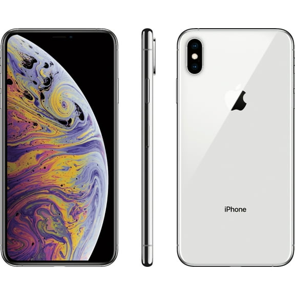 Restored Apple iPhone XS MAX - Carrier Unlocked - 512 GB Silver (Refurbished)