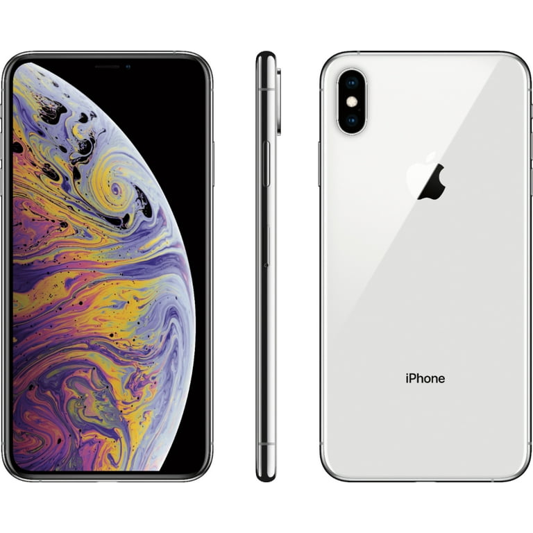 Restored Apple iPhone XS Max 512GB Silver Fully Unlocked Smartphone  (Refurbished)