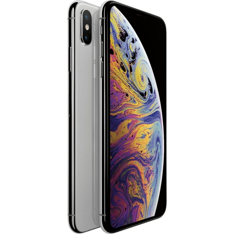 Restored Apple iPhone XS Max 64GB Silver Fully Unlocked Smartphone