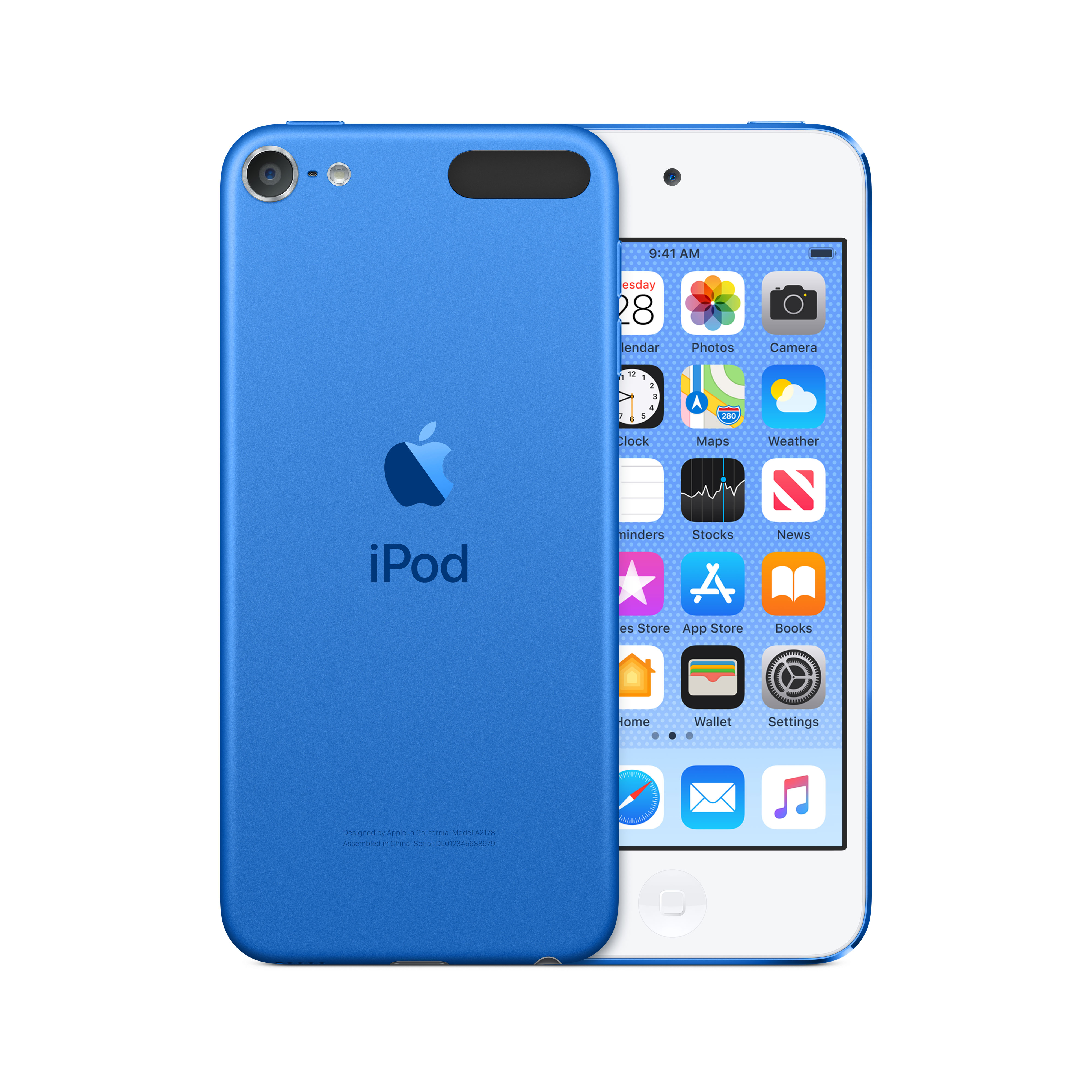 Restored Apple iPod touch 7th Generation 128GB - Blue (Refurbished) - image 1 of 6