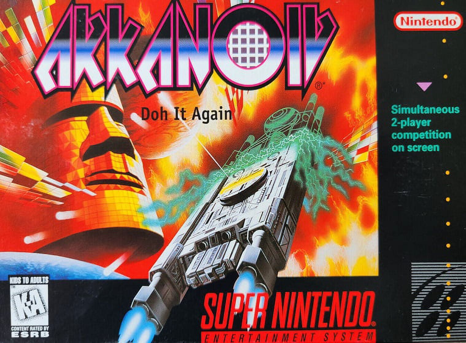 スーパーファミコン - ARKANOID Doh it Again アルカノイド SFC] アルカノイド Arkanoid: Doh It Again - Hard Mode Clear