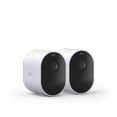 thumbnail image 1 of Restored Arlo Pro 4 Spotlight Camera - 1 Pack - Wireless Security Camera, 2K Surveillance & HDR, Color Night Vision, 2 Way Audio, White - VMC4050P (Refurbished), 1 of 5