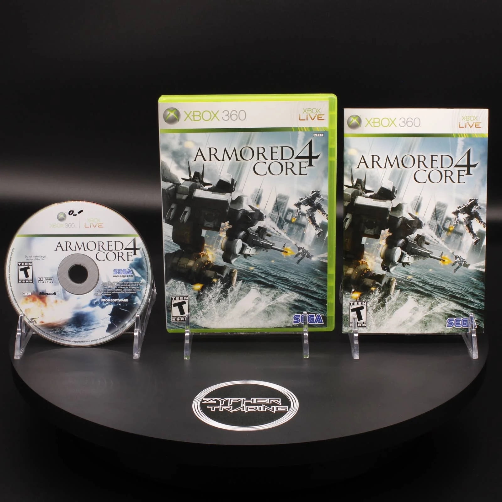 Xbox 360 Core Rear Restored Armored Core 4 Microsoft Xbox 360 2007 (Refurbished) - Walmart.com