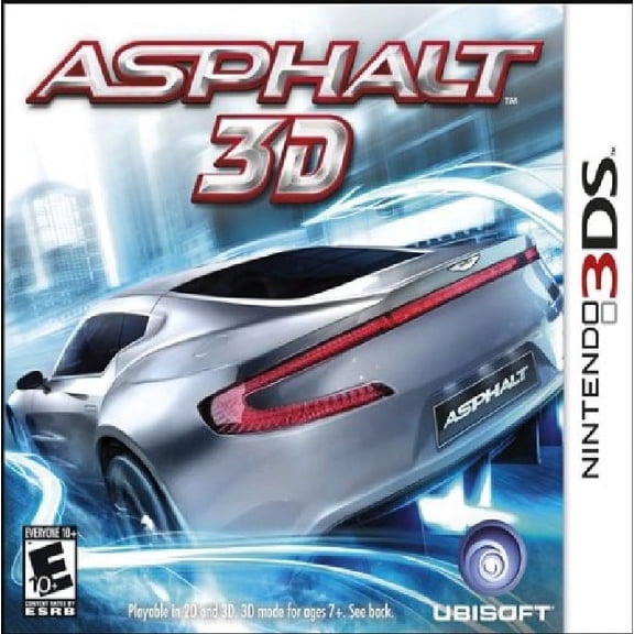 Restored Asphalt 3D (Nintendo 3DS, 2011) Racing Game (Refurbished)