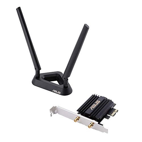 Restored Asus AX3000 (Pce-AX58BT) Next-Gen WiFi 6 Dual Band PCIe Wireless Adapter with Bluetooth 5.0 Ofdma 2x2 MU-Mimo and Wpa3 Security Black (Refurbished)