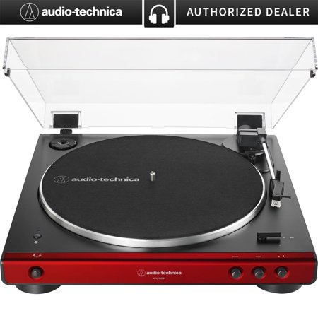 Restored AudioTechnica ATLP60XBTRD Fully Automatic Bluetooth Stereo BeltDrive Turntable (Refurbished)