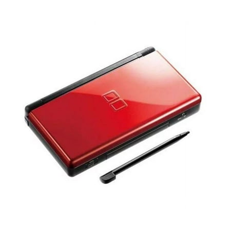 Restored Authentic Original Nintendo DS Lite Crimson/Black - 100% OEM [Refurbished]
