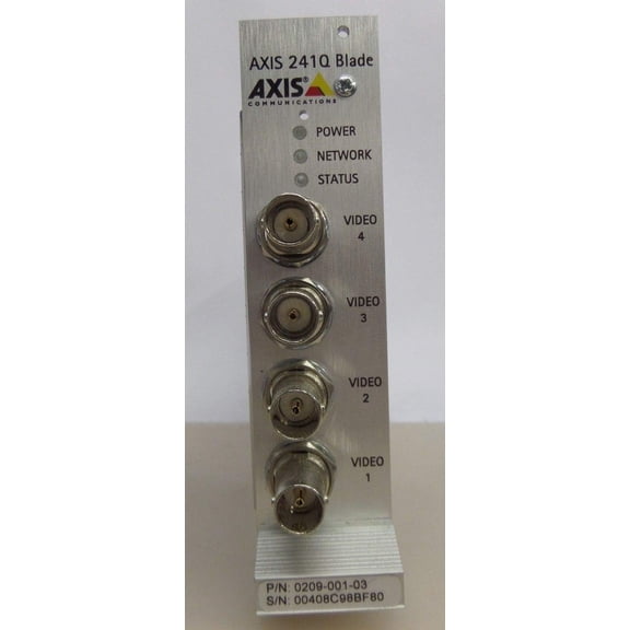 Restored Axis 241Q Blade 4 Port Video Server 0209-001-03 (Refurbished)