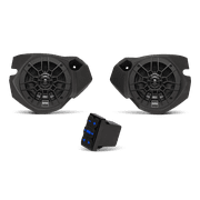 Restored BOSS Audio Systems BPRZR2S Polaris RZR Powered Speakers (Refurbished)