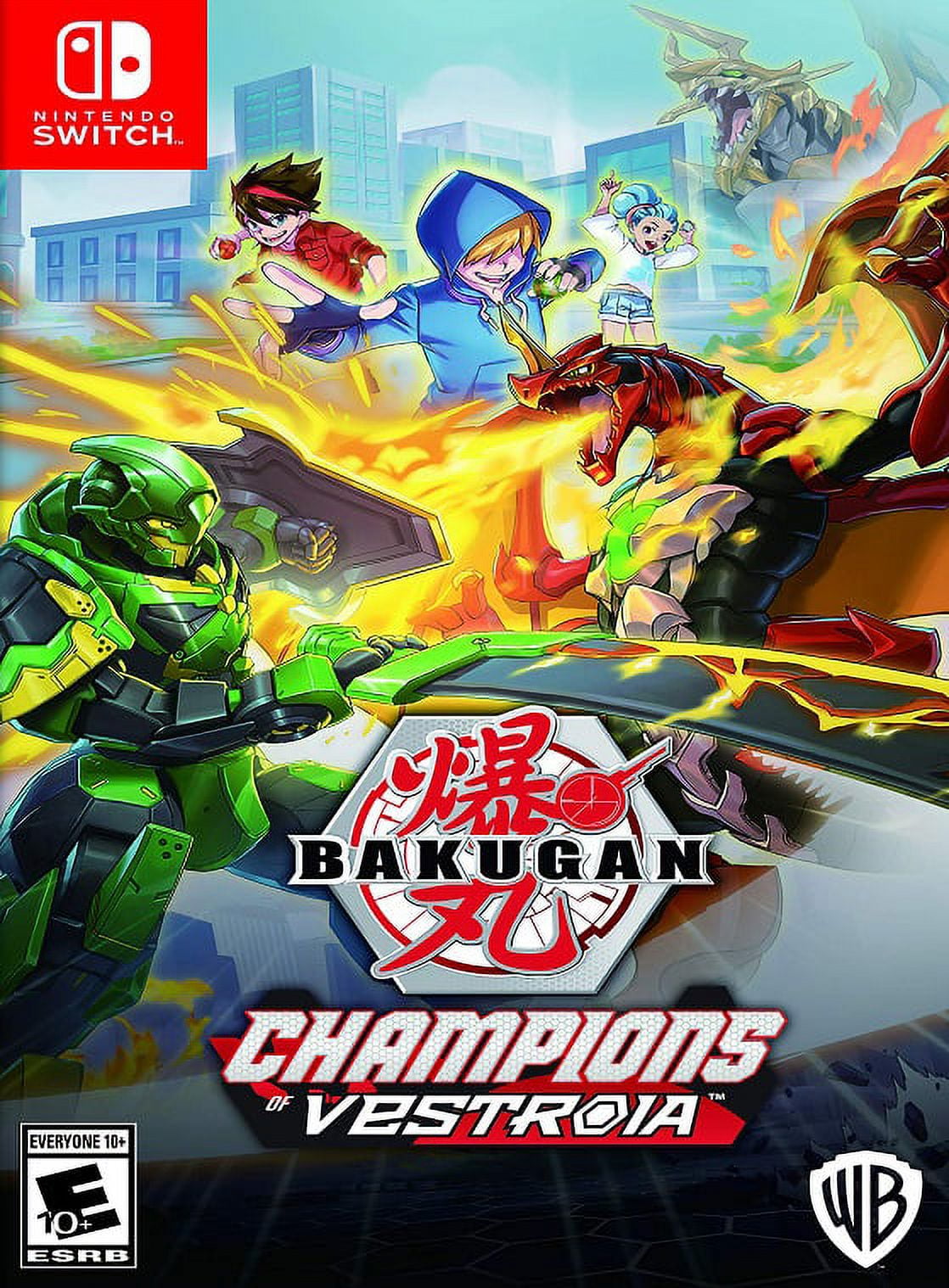 Bakugan: Champions of Vestroia, by WB Games for Nintendo Switch/Action & Adventure, Multiplayer, Battle, Strategies, Video Game
