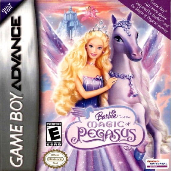 Restored Barbie and the Magic of Pegasus, Nintendo Physical, Princess, Kids, Adventure, Adventure Video Game
