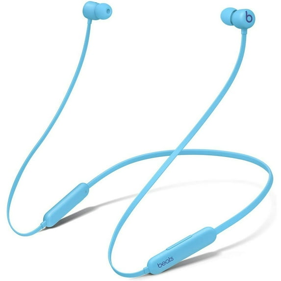 Restored Beats Flex Wireless Portable Bluetooth Earbuds Built-in Microphone - Flame Blue (Refurbished)