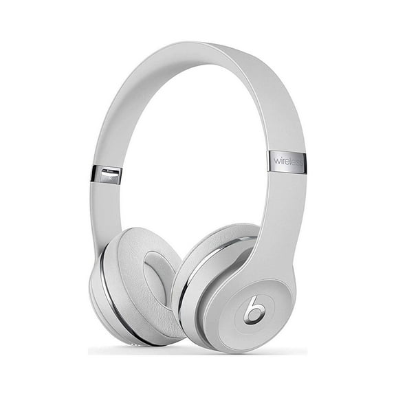 Restored Beats Solo 3 Wireless On-Ear Headphones Satin Silver (Refurbished)