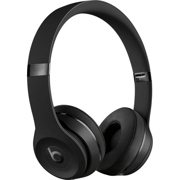 Restored Beats Solo3 Wireless On-Ear Headphones - Black (Refurbished)