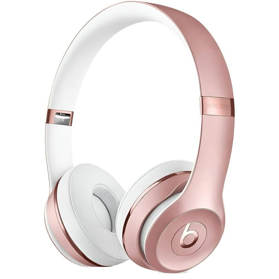 Restored Beats Solo3 Wireless On-Ear Headphones with Apple W1 Headphone Chip - Rose Gold (Refurbished)