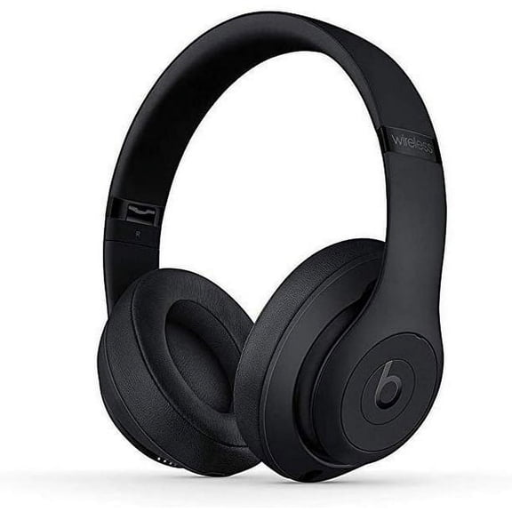 Restored Beats Studio 3 Wireless Over-Ear Headphones Matte Black (Refurbished)