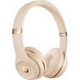 thumbnail image 1 of Restored Beats by Dr. Dre Beats Solo3 Wireless On-Ear Headphones - Satin Gold MX462LL/A (Refurbished), 1 of 3