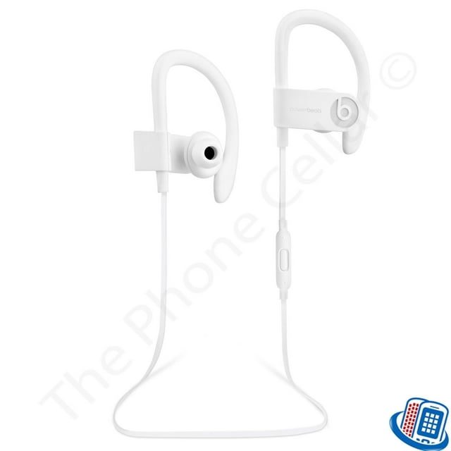 Restored Beats by Dr. Dre Powerbeats 3 Wireless Active White Bluetooth Ear-Hook Headphones (Refurbished)