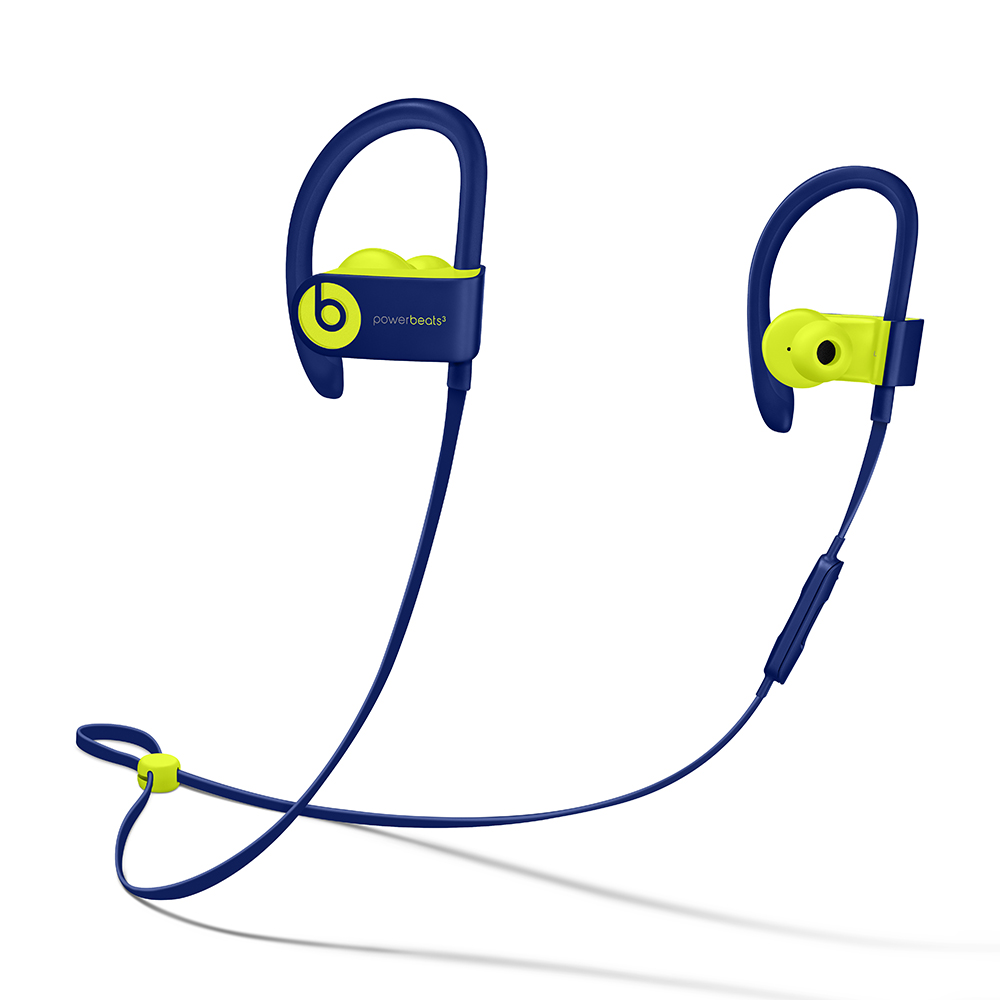 Restored Beats by Dr. Dre Powerbeats3 Bluetooth Sports In-Ear Headphones, Pop Indigo, MREQ2LL/A (Refurbished) - image 1 of 2