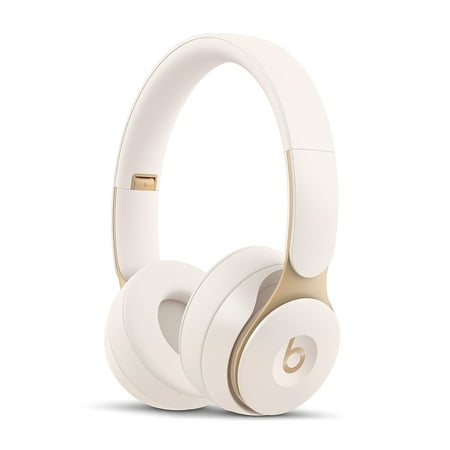 Restored Beats by Dr. Dre Solo Pro Bluetooth Noise Cancelling Over-Ear Headphones, Ivory, MRJ72LL/A (Refurbished)