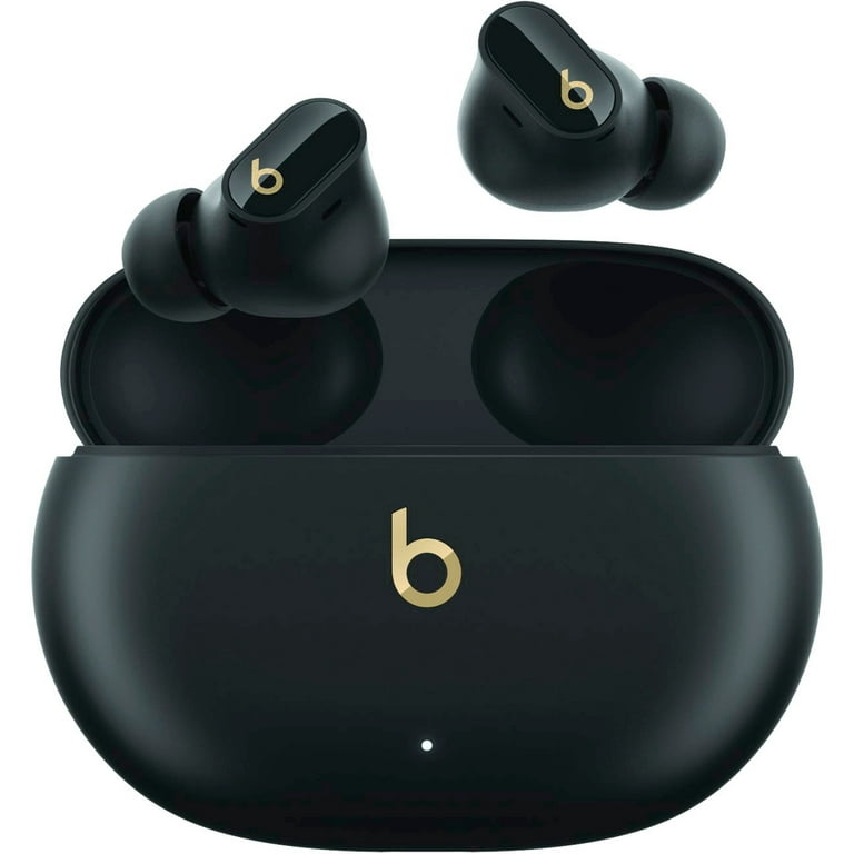 Restored Beats by Dr. Dre Studio Buds Black/Gold In Ear Headphones  MQLH3LL/A (Refurbished)