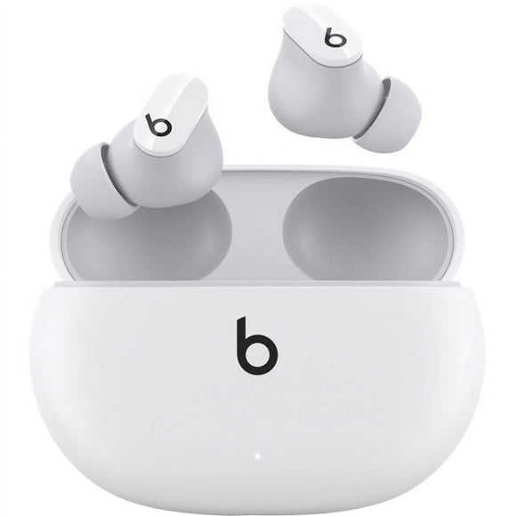 Restored Beats by Dr. Dre Studio Buds Noise-Canceling True Wireless In-Ear Headphones, White (Refurbished)