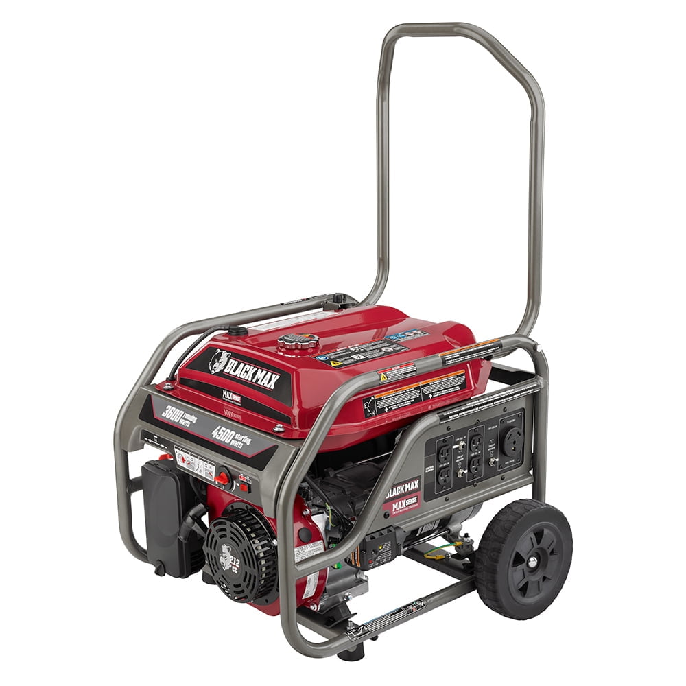 Restored Black Max 3600 Wattage Generator with Auto Low-oil Shutdown (Refurbished)