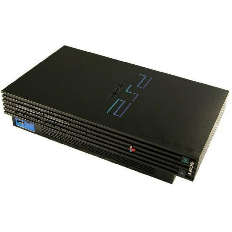 Restored Black PlayStation 2 PS2 Fat Console (Refurbished)