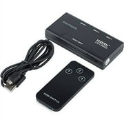 Restored Blackweb BWA17AV012 3-Device HDMI Switch With Remote Control (Refurbished)