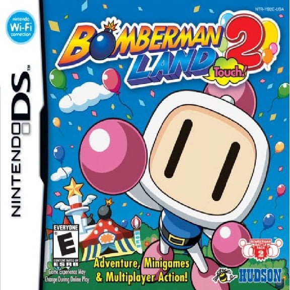 Restored Bomberman Land Touch! 2 (Nintendo DS, 2008) Puzzle Game