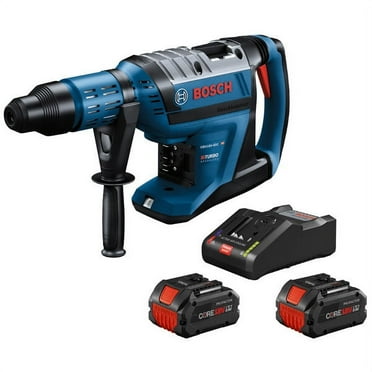 Restored Bosch GBH18V-45CK24-RT PROFACTOR 18V Hitman Connected-Ready SDS-max Brushless Lithium-Ion 1-7/8 in. Cordless Rotary Hammer Kit with 2 Batteries (8.0 Ah) (Refurbished)