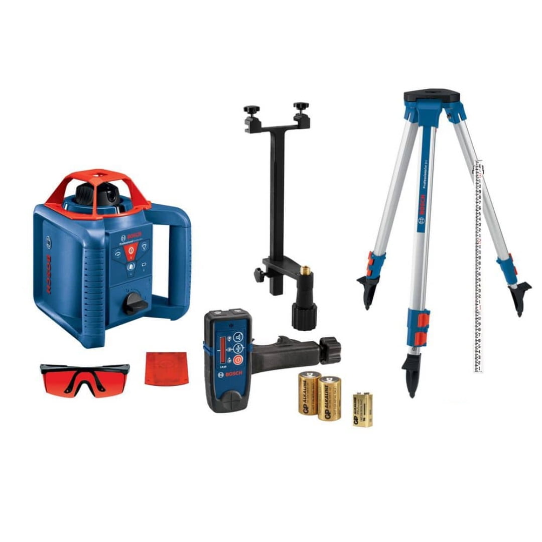 Restored Bosch GRL800-20HVK Professional 800 Feet Self-Leveling Rotary Laser Complete Kit with Hard Carrying Case (Refurbished)