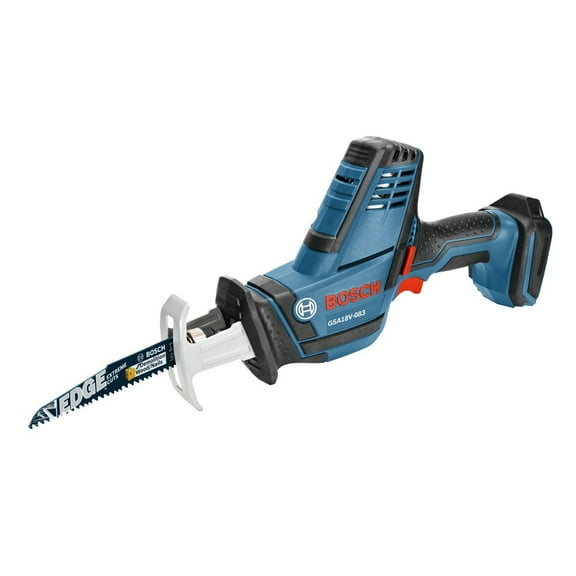 Restored Bosch GSA18V083BRT 18V Cordless LithiumIon Compact Reciprocating Saw (Tool Only) (Refurbished)