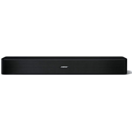 Restored Bose Solo 5 TV Soundbar Sound System Sleek Slim Design Bluetooth Connectivity, Black (Refurbished)