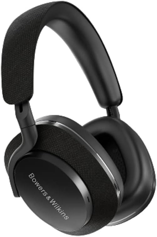Restored Bowers & Wilkins Px7 S2 Over-Ear Headphones - Advanced Noise Cancellation, Technical Fabrics, 15-Min Quick Charging, Black (Refurbished)