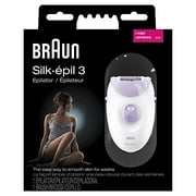 Restored Braun Silk-pil Hair Removal Tool and Electric Epilator for Women - 3 3-170 (Refurbished)