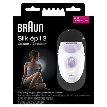 Restored Braun Silk-pil Hair Removal Tool and Electric Epilator for Women - 3 3-170 (Refurbished)
