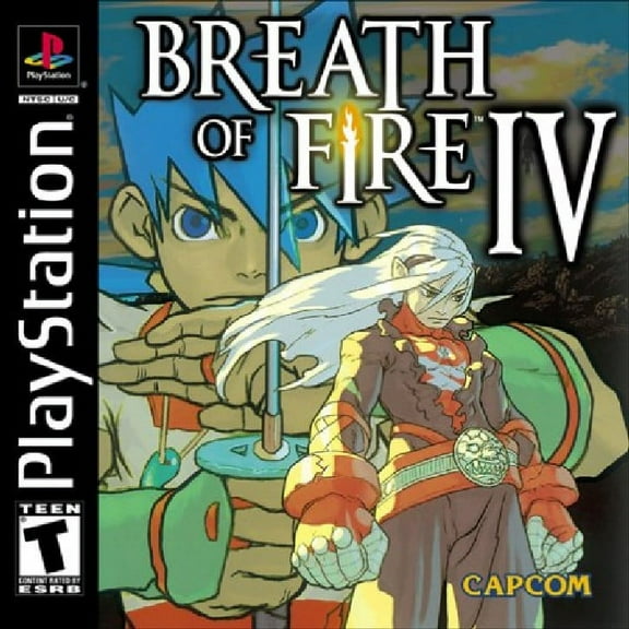 Restored Breath of Fire IV (Sony PlayStation 1, 2000) RPG Game (Refurbished)