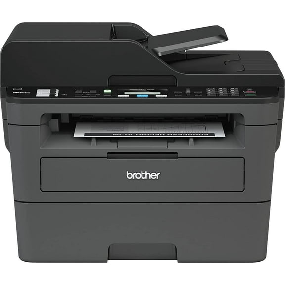 Restored Brother Compact Wireless All-In-One Laser Printer – Print, Copy, Scan, Fax, P/N: MFCL2710DW (Refurbished)