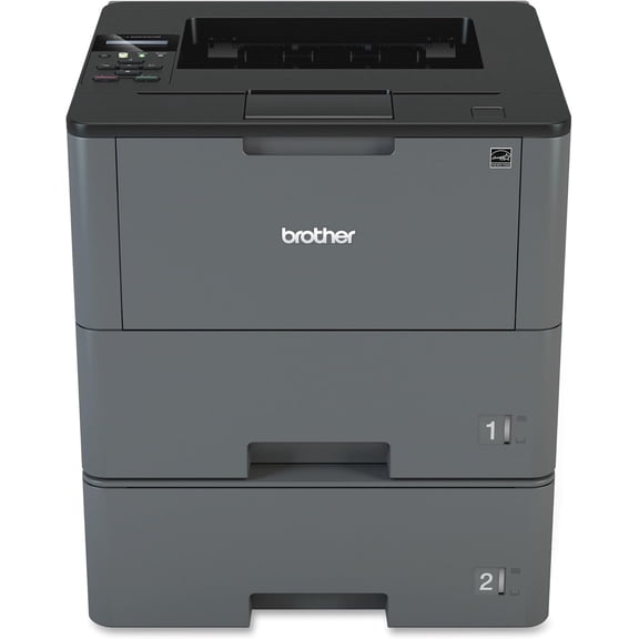 Restored Brother HL-L6200DWT Monochrome Laser Printer – High-Speed, Dual Trays, Wireless, Duplex
