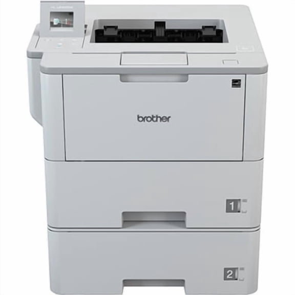 Restored Brother HL-L6400DWT Monochrome Laser Printer – High-Speed, Dual Trays, Wireless, Duplex, Network Ready