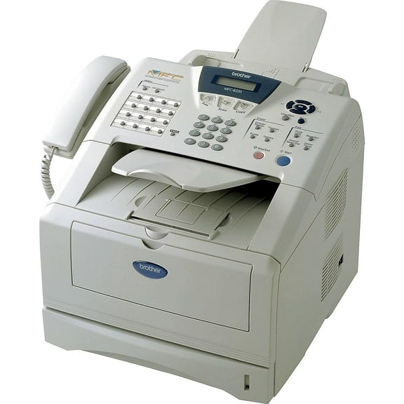 Restored Brother MFC-8220 Monochrome Laser Multifunction Printer – Print, Copy, Scan, Fax, USB & Parallel Connectivity
