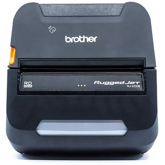 Restored Brother RuggedJet Mobile Direct Thermal Printer, Monochrome, Bluetooth, P/N: RJ4230BL (Refurbished)