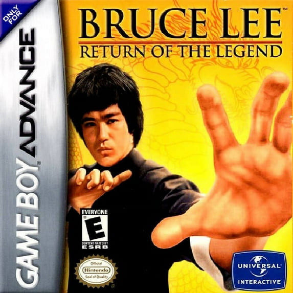 Restored Bruce Lee: Return of the Legend (Nintendo GameBoy Advance, 2003) Fighting Game (Refurbished)