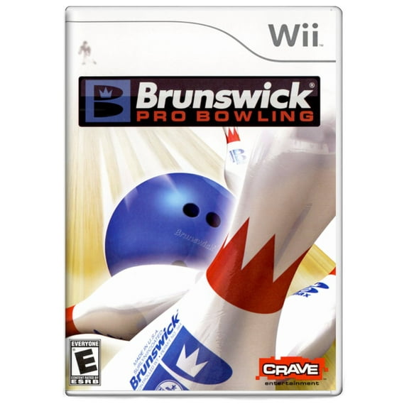 Restored Brunswick Pro Bowling Sports Game for Nintendo Wii, Physical Format, 4 Offline Players