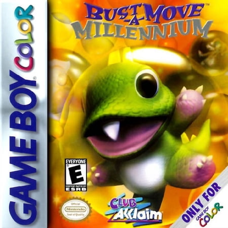 Restored Bust-A-Move Millenium (Nintendo Gameboy Color, 2000) Puzzle Game (Refurbished)