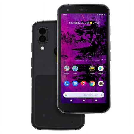 Cat S62 128GB Smartphone, Black, (Refurbished)