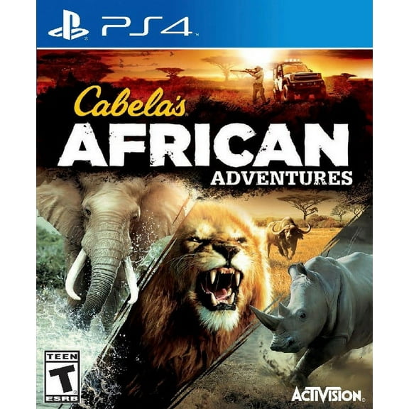 Restored Cabela's African Adventures (Sony PlayStation 4, 2015) Hunting Game (Refurbished)